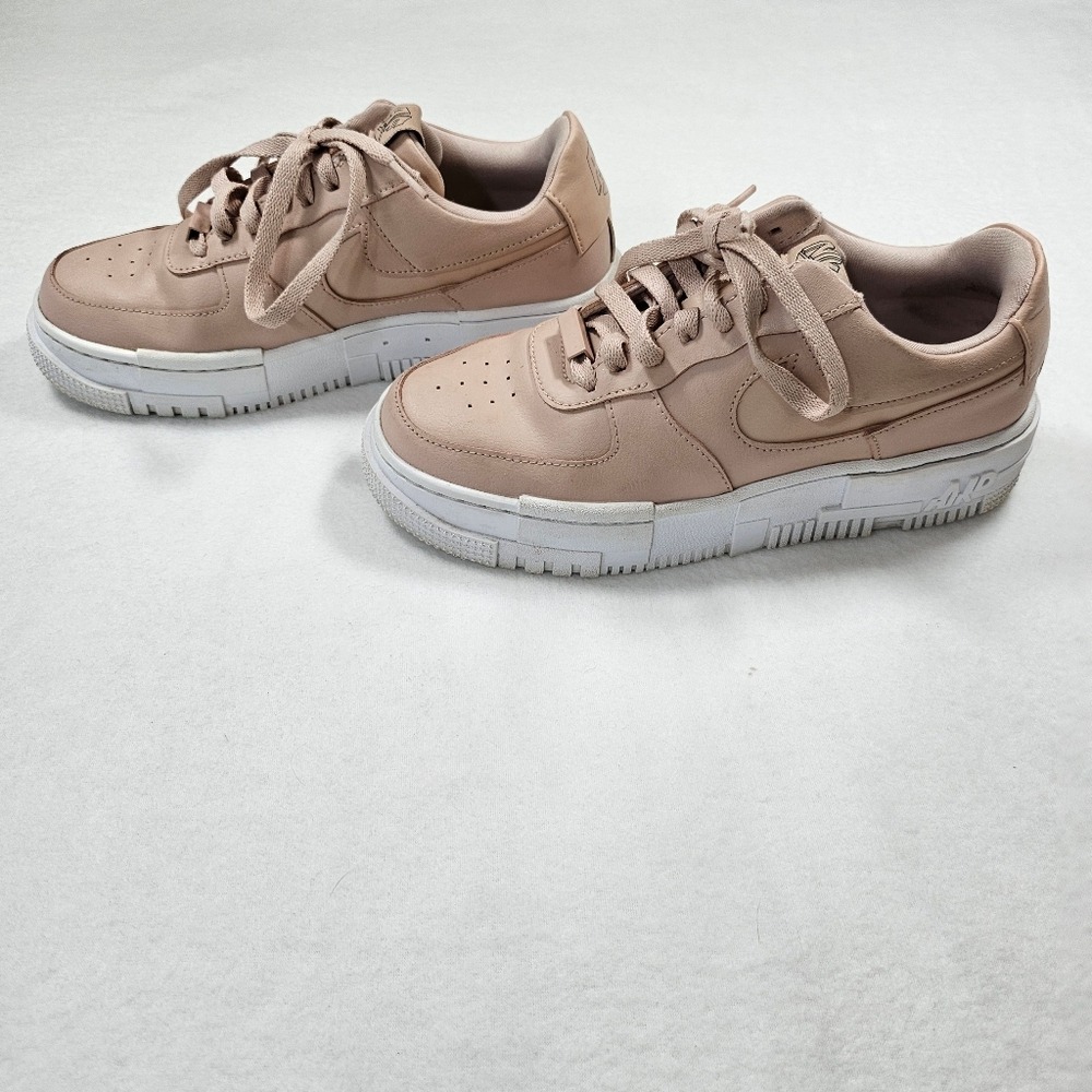 Nike Air Force 1 AF1 Pixel Particle Beige Sneakers CK6649-200 Womens Size 7 1/2 - Picture 4 of 10